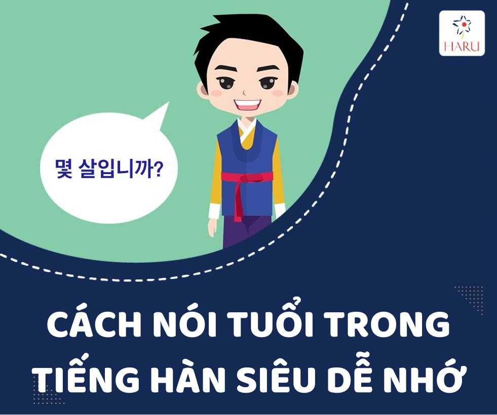 CÁCH NÓI TUỔI TRONG TIẾNG HÀN SIÊU DỄ NHỚ
