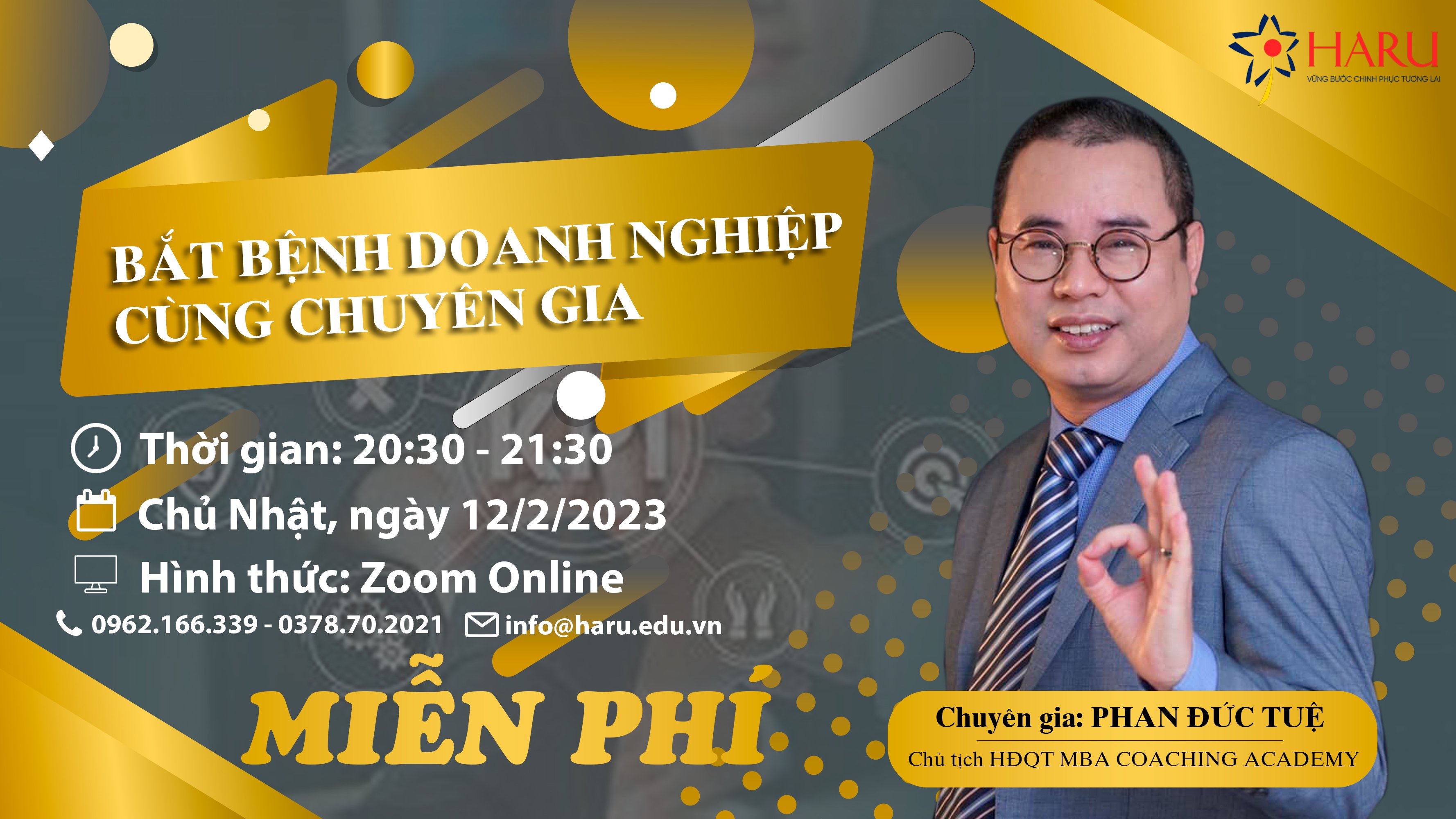 [Sự kiện] BẮT BỆNH DOANH NGHIỆP CÙNG CHUYÊN GIA