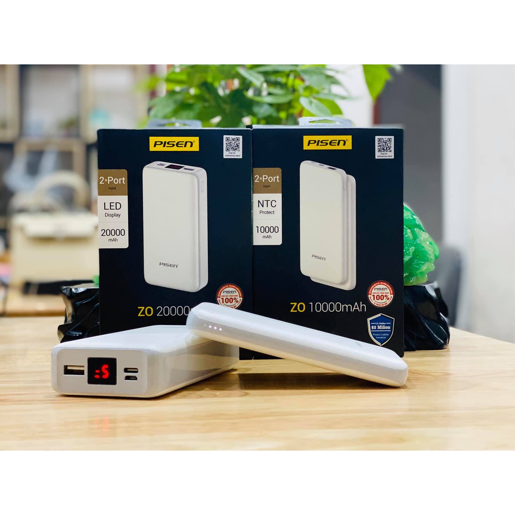 Sạc Dự Phòng Pisen ZO 10.000mAh