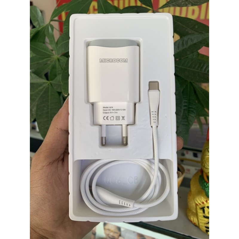 Bộ sạc Smart Charger Microcom Type-C P25