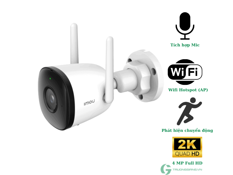 Camera Imou F42P 4MP Ngoài trời