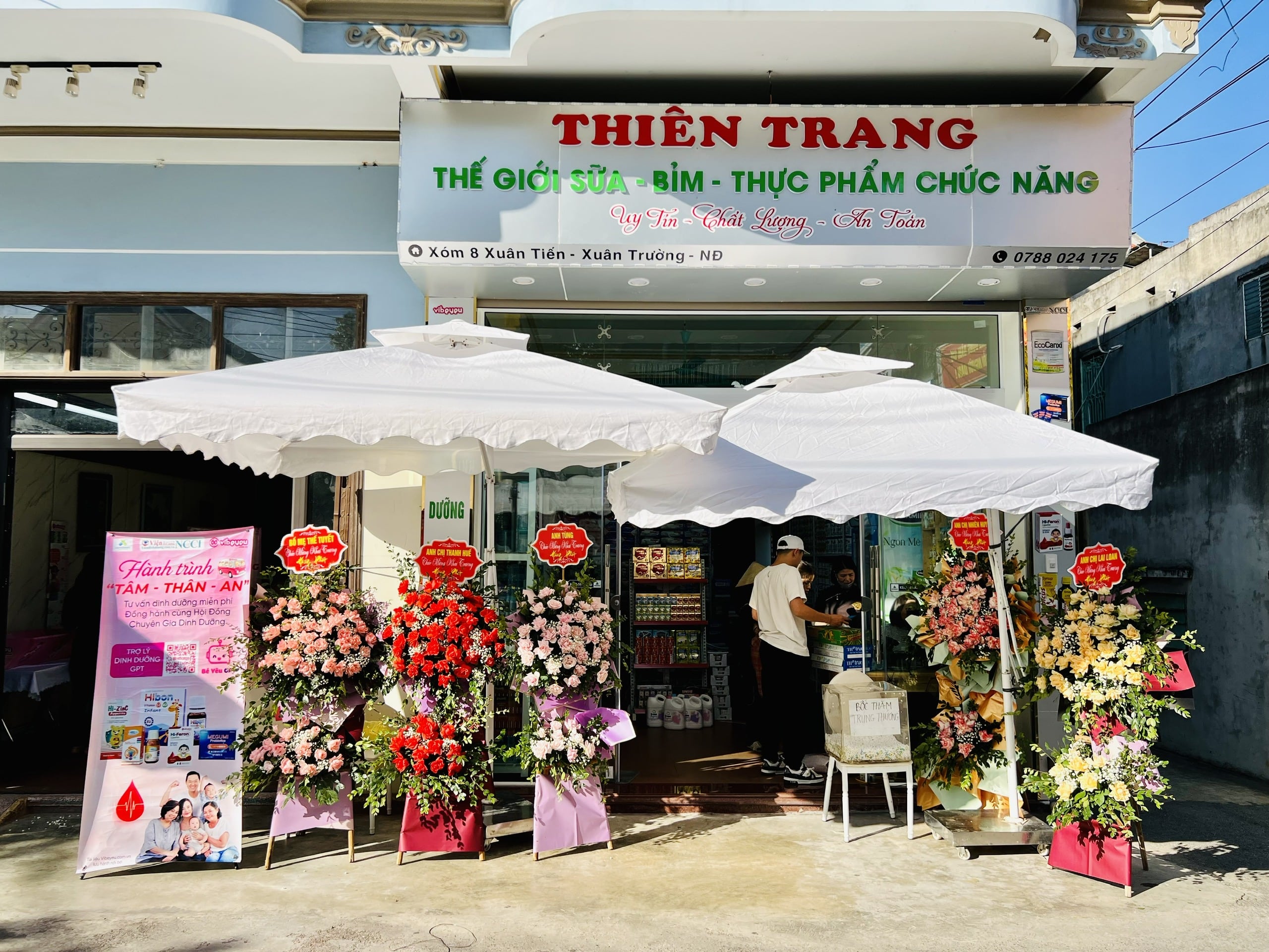 Sự Kiện Khai Trương Sữa Bỉm Thiên Trang – Đánh Dấu Bước Chuyển Mình Tại Xuân Trường, Nam Định