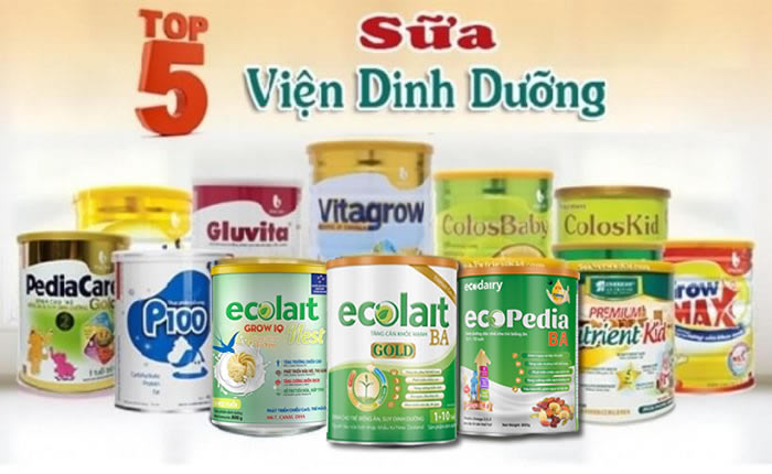 Các loại Sữa của viện dinh dưỡng Việt nam khuyên dùng Giúp Bé Tăng Cân Nhanh