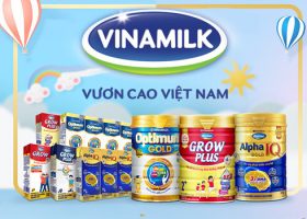 Sữa Vinamilk loại nào tốt nhất cho bé và giúp bé tăng cân?