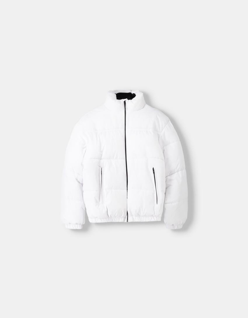 Bershka Puffer Classic 2024 White [6674/084/250] Bershka Puffer Classic 2024 White [6674