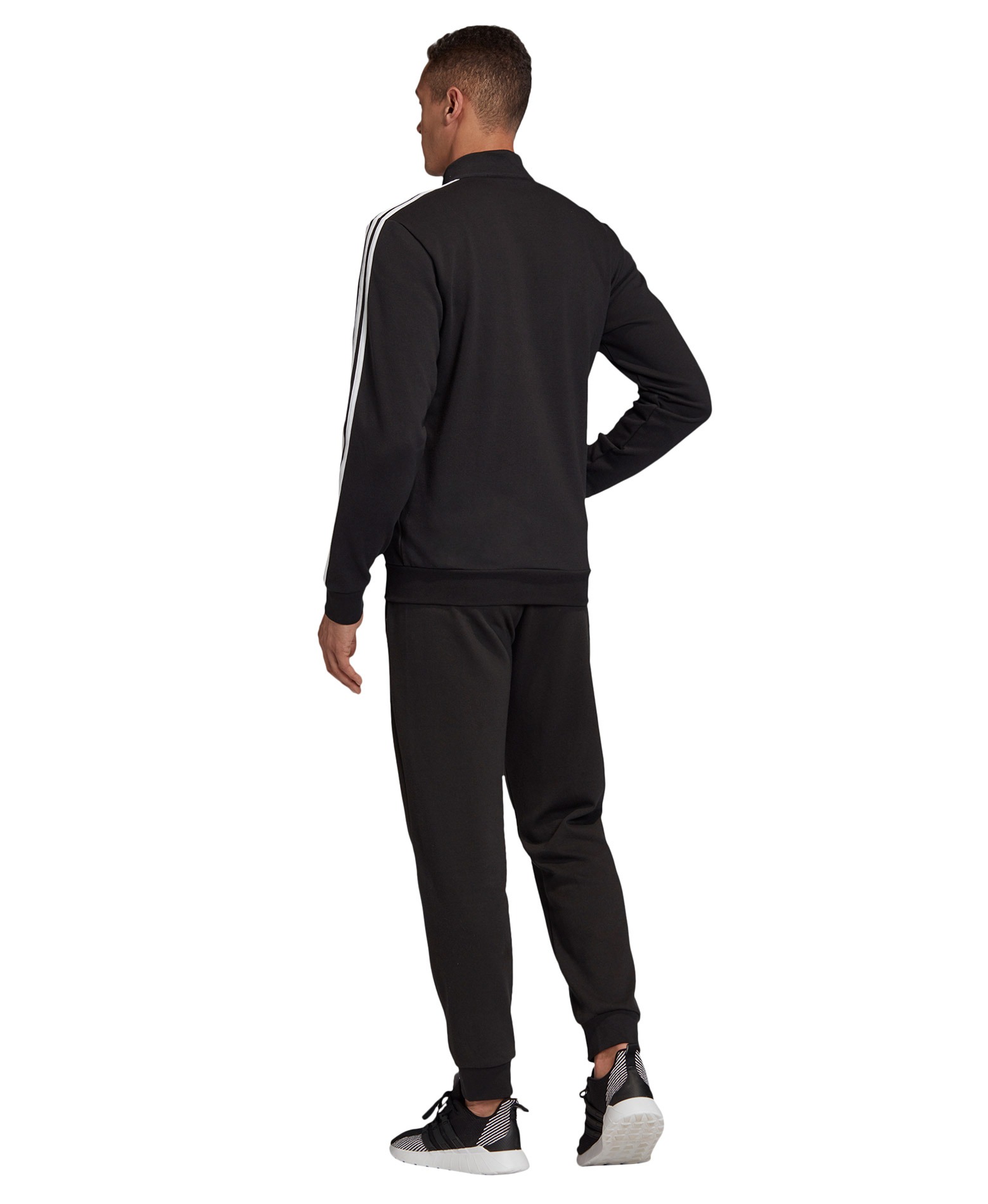 Adidas Track Suit Men Black White Adidas Track Suit Men Black White - FM6303
