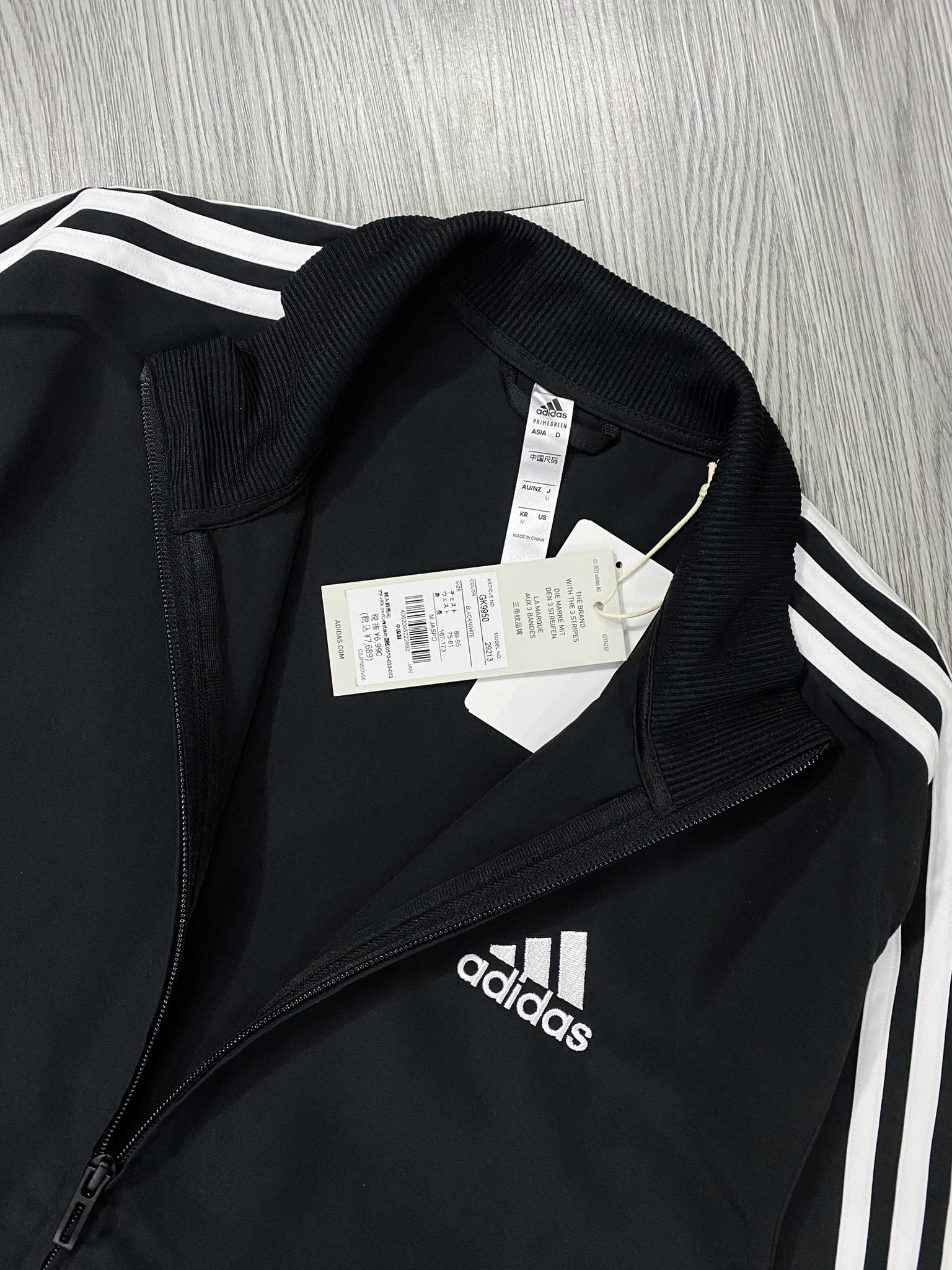 Adidas Aeroready Essentials Regular-Fit 3-Stripes Track Suit ''Black'' Adidas Aeroready Essentials Regular-Fit 3-Stripes Track Suit ''Black'' - GK9950