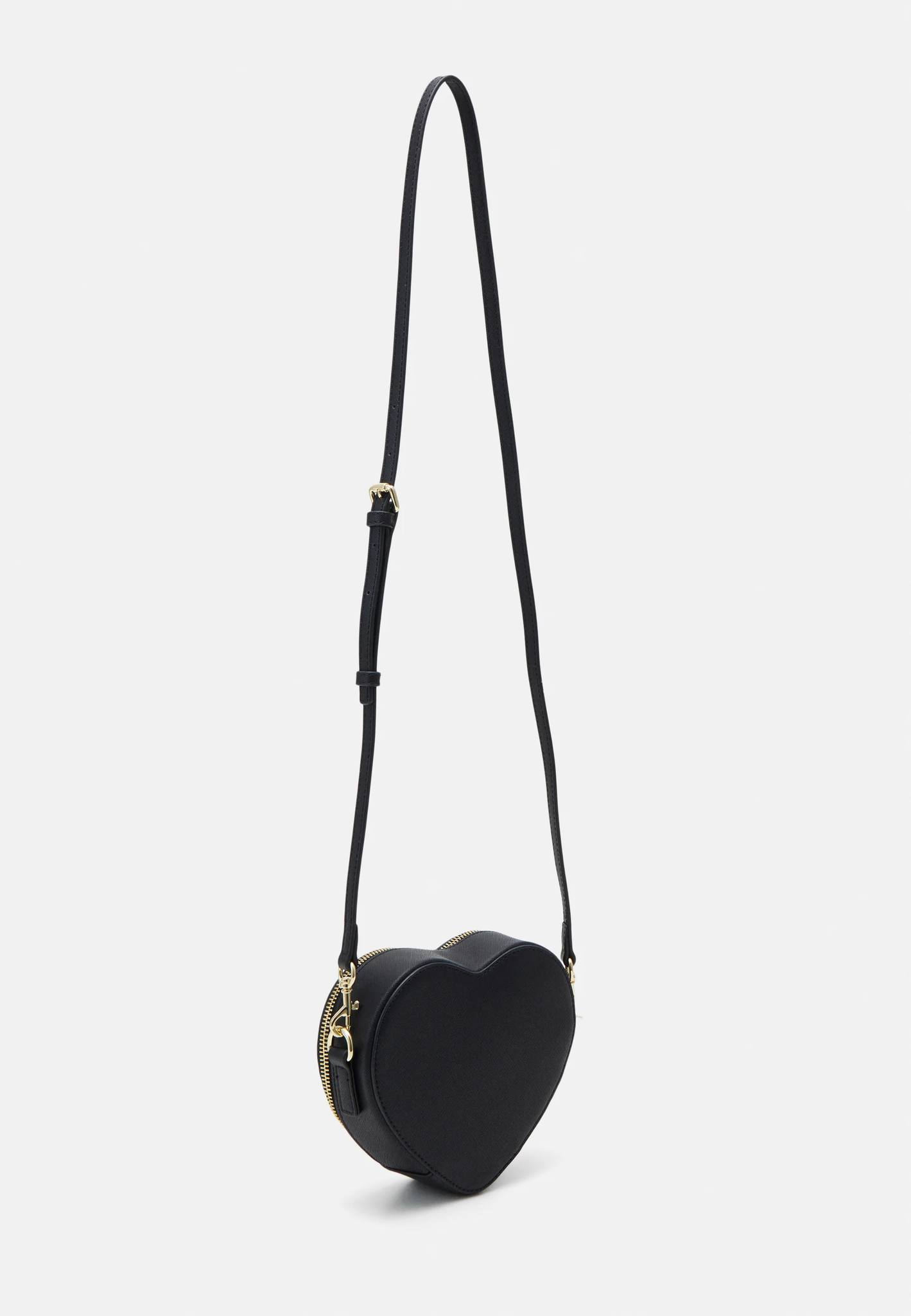 Versace Handbag Jeans Couture Heart 'Black' 
