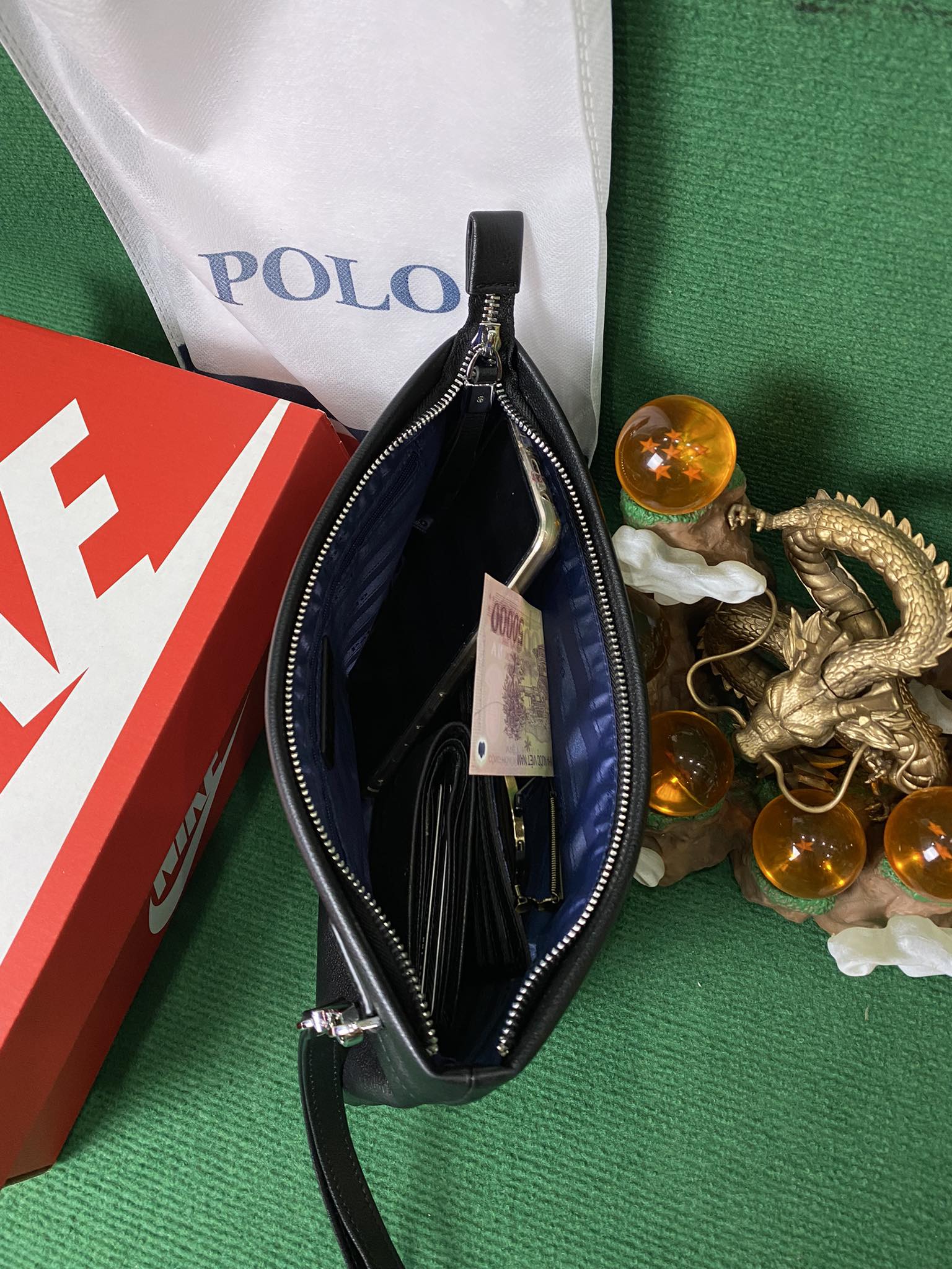 Polo Ralph Lauren Clutch Black Polo ralph lauren Clutch Black [PLClutch3018]