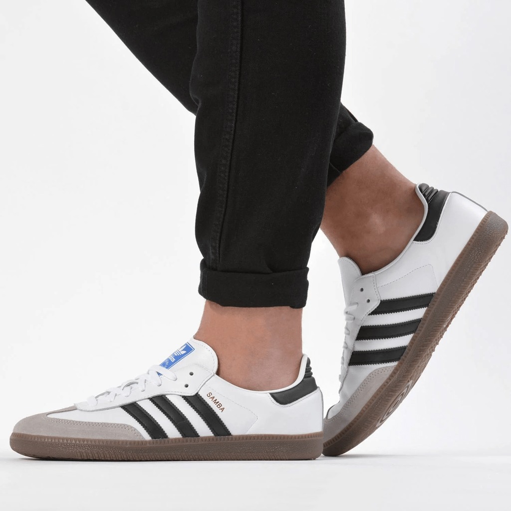 Adidas Samba O.G White Black Gum [B75806] Adidas Samba O.G White Black Gum [B75806]