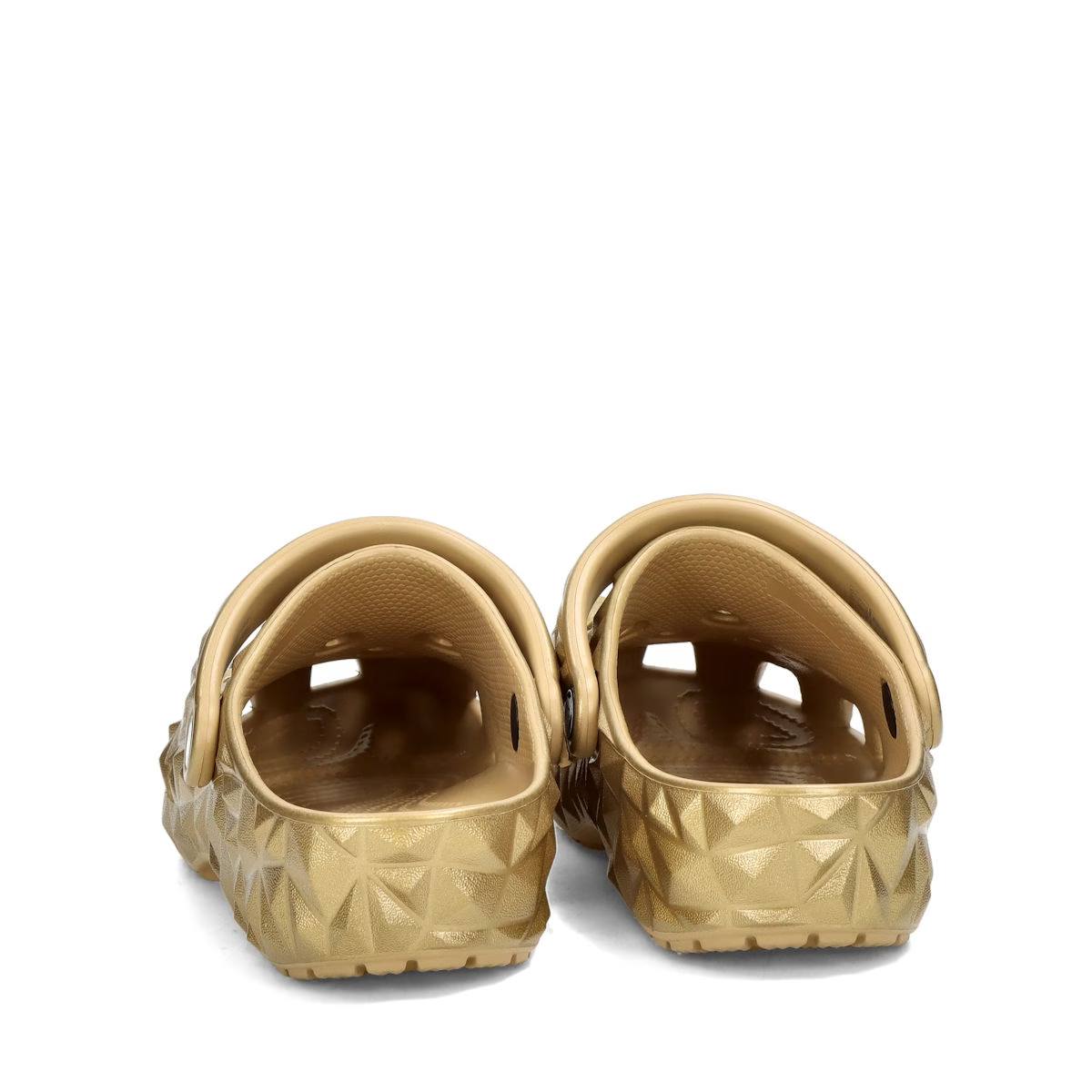 Crocs Metallic Geometric Clog Gold [210002-710] Crocs Metallic Geometric Clog Gold [210002-710]