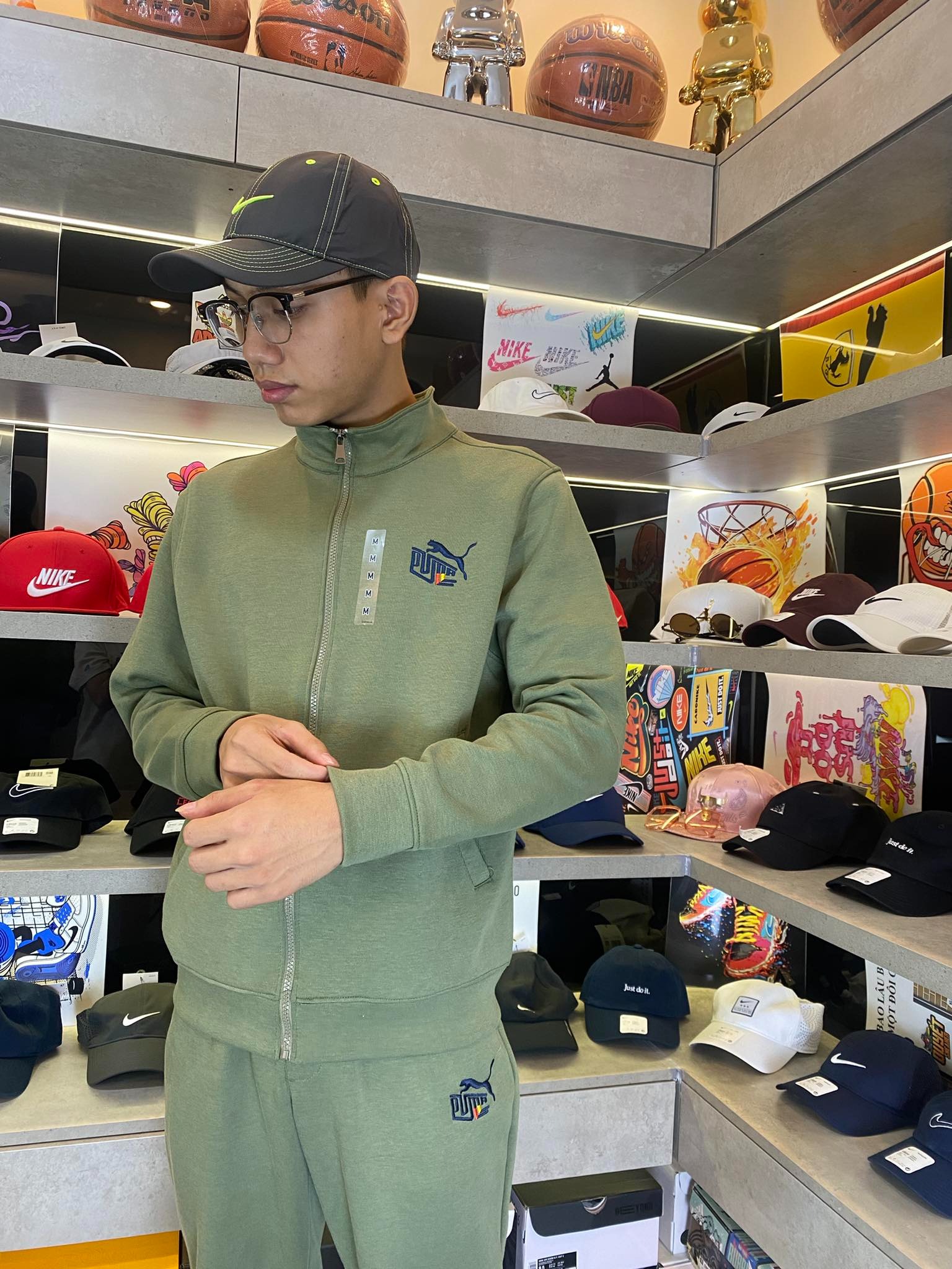 Puma Jeans Jogger Olive [BPM-128] 