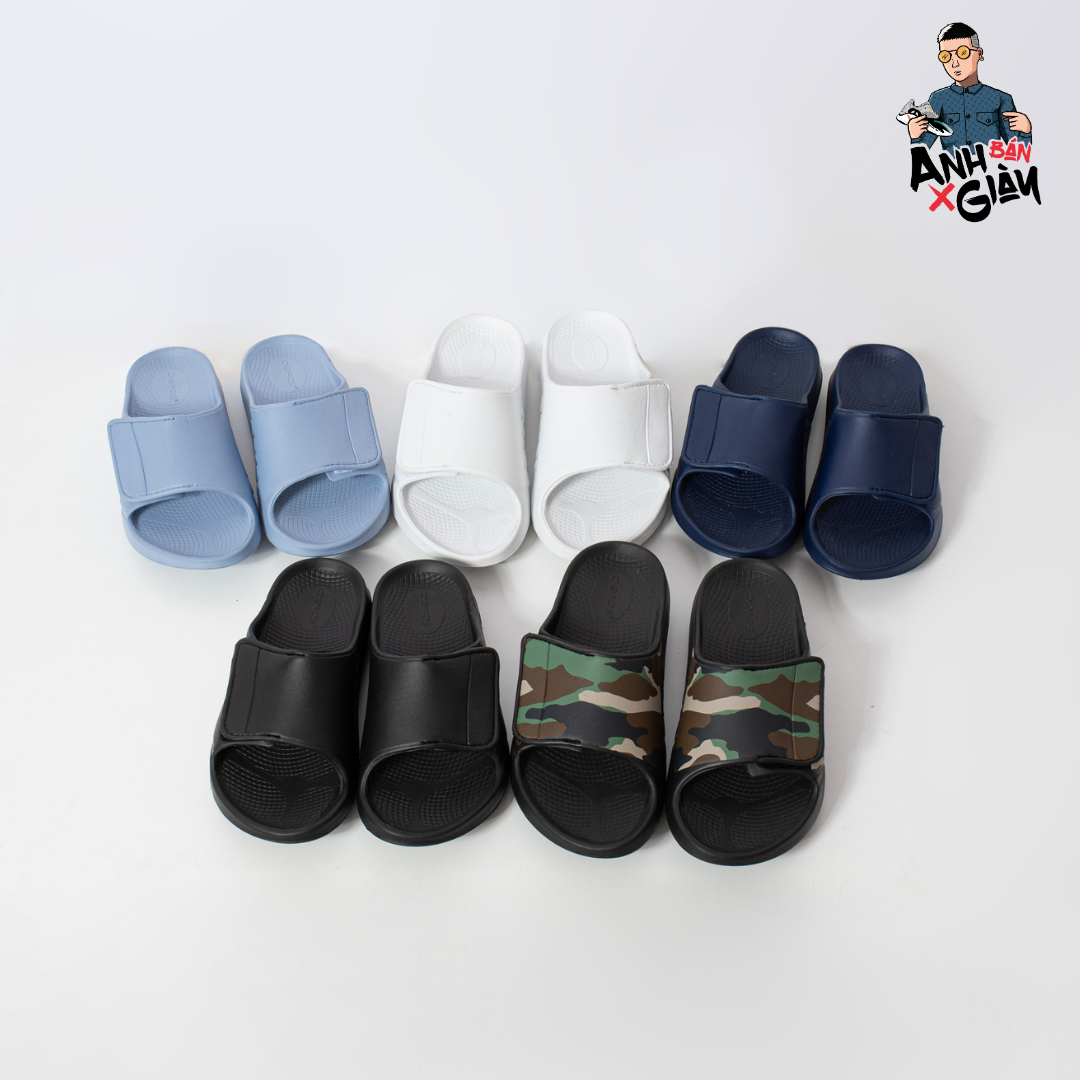 Dép Chạy Bộ Oofos Men's Ooahh Sport Flex Sandal Navy