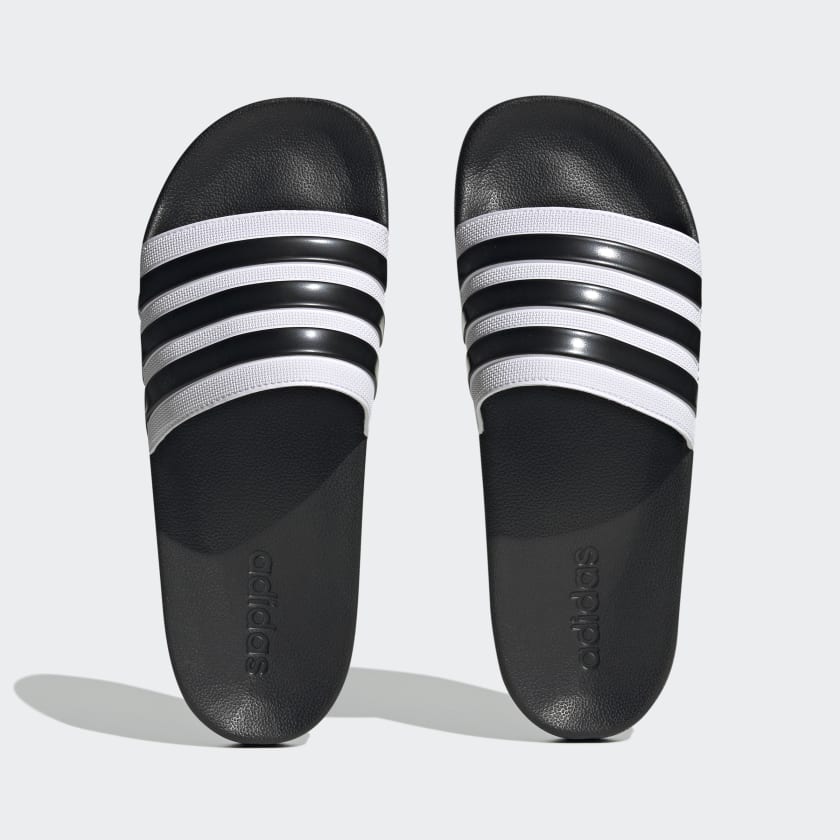 Adidas Adilette Shower Slides White Black [GZ9508] Adidas Adilette Shower Slides White Black [GZ9508]