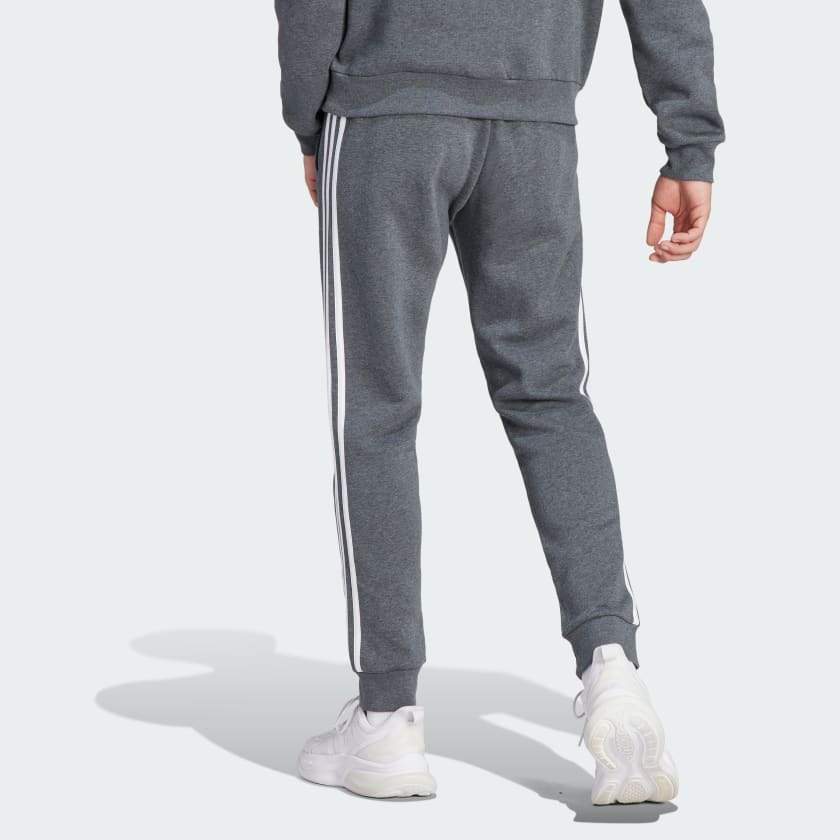 Adidas Essentials Fleece 3-Stripes Tapered Cuff Pants Black [IJ8884] Adidas Essentials Fleece 3-Stripes Tapered Cuff Pants Black [IJ8884]