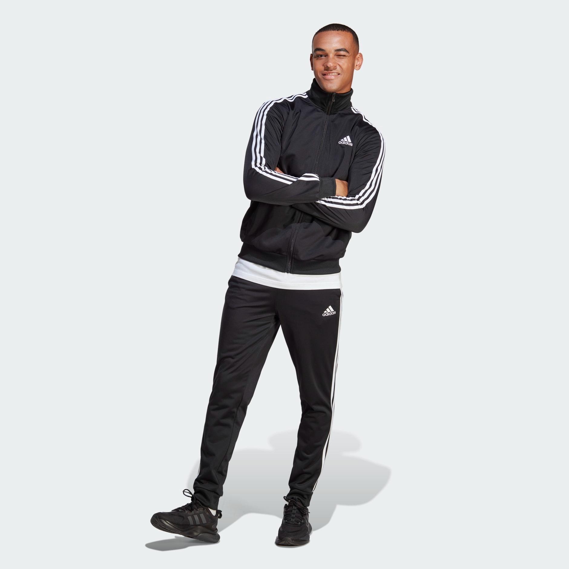 Adidas Basic 3-Stripes Tricot Tracksuit 
