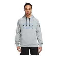 Nike Therma-FIT Men's Pullover Fitness Hoodie Gray [DQ4840-073] Nike Therma-FIT Men's Pullover Fitness Hoodie Gray [DQ4840-073]