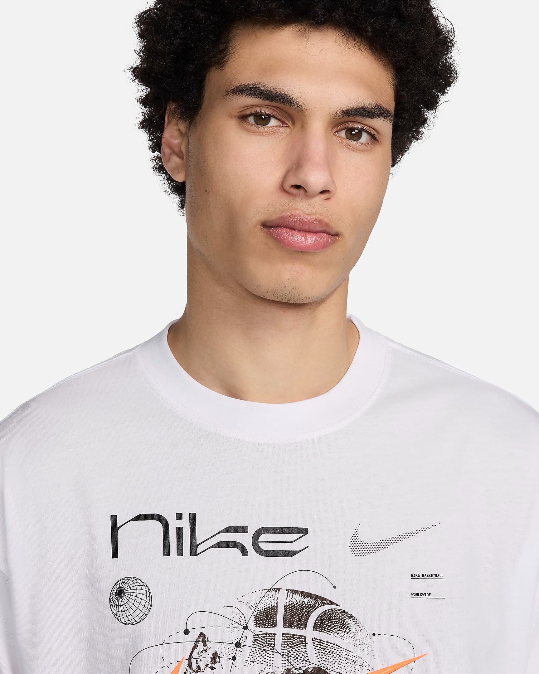 Nike Men's Max 90 Basketball T-Shirt White [FV8418-100] Nike Men's Max 90 Basketball T-Shirt White [FV8418-100]