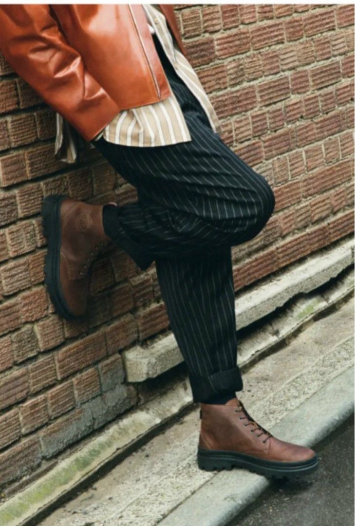 Palladium Leather Unisex Boots [B0CLJWFLVH] 