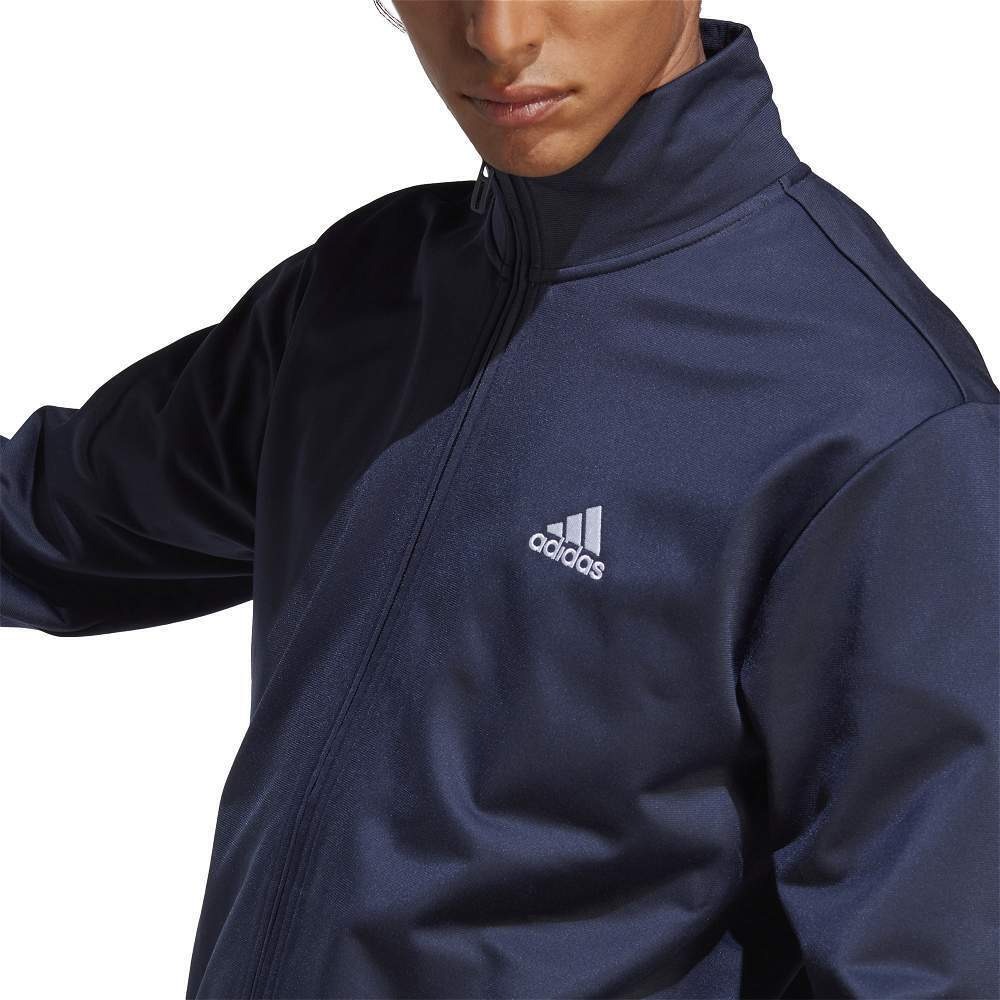 Adidas Men's Linear Logo Knit Blue Suit ''Navy'' Adidas Men's Linear Logo Knit Blue Suit ''Navy'' - HZ2219