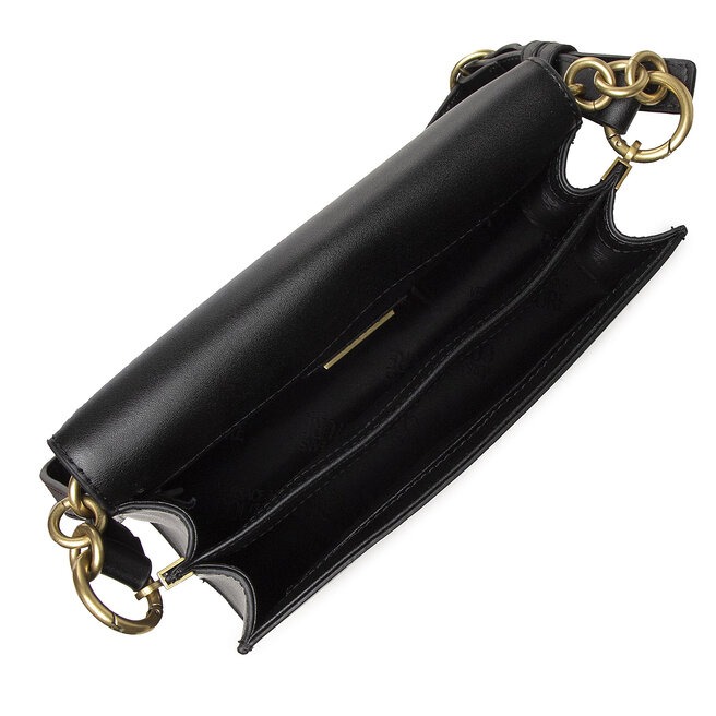 Versace Jeans Couture Gold Chain Black Women's Shoulder Bag 