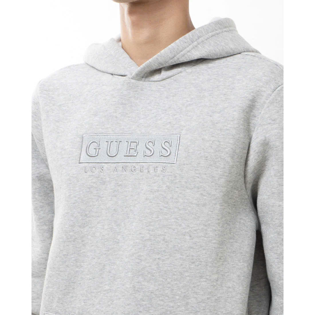 Guess Factory Harvey Logo Hoodie Grey [Guess001] Guess Factory Harvey Logo Hoodie Grey [Guess001]
