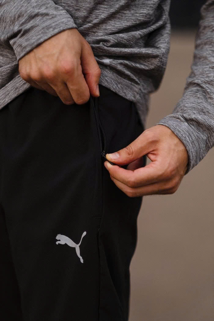 Puma Tapered Running Pant Black [520858-01] Puma Tapered Running Pant Black [520858-01]