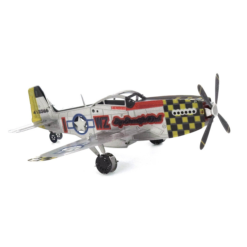Mô Hình Máy Bay Mustang P-51 I Metal Head