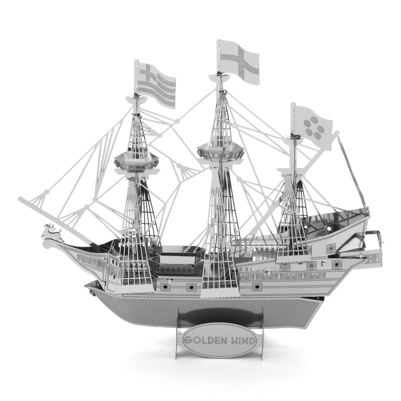 Mô Hình Tàu Hoàng Gia Anh Golden Hind I Piececu