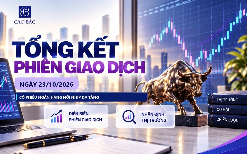 Thị trường chứng khoán ngày 23/10/2026: Cổ Phiếu Ngân Hàng Nối Nhịp Đà Tăng