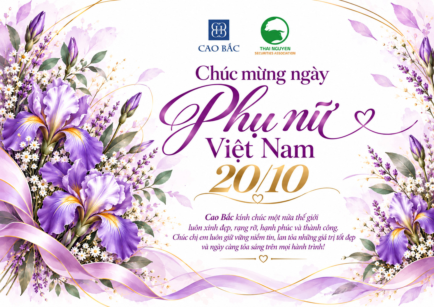 CAO BẮC CHÚC MỪNG NGÀY PHỤ NỮ VIỆT NAM 20/10