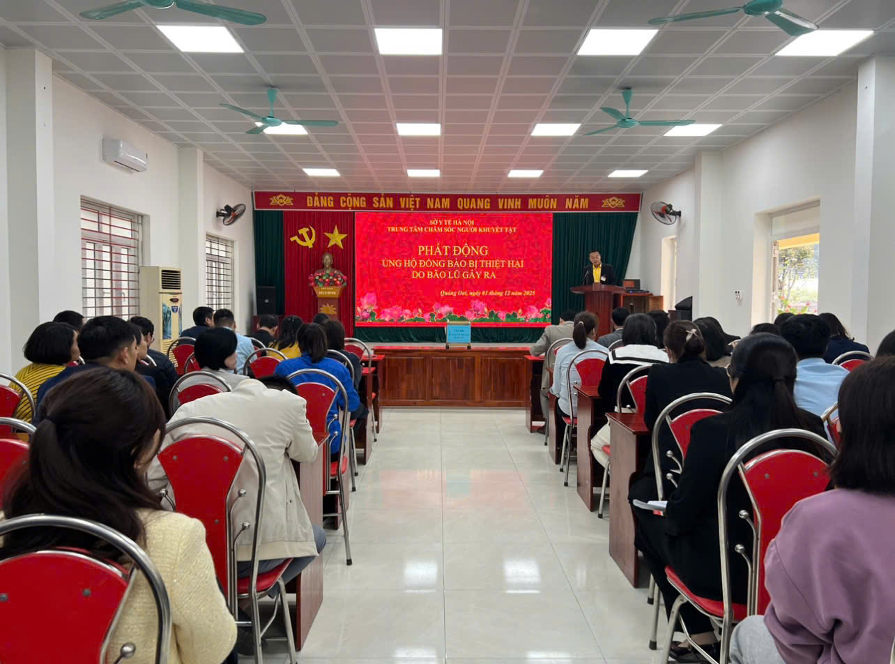 TRUNG TÂM PHÁT ĐỘNG ỦNG HỘ ĐỒNG BÀO BỊ THIỆT HẠI DO BÃO LŨ