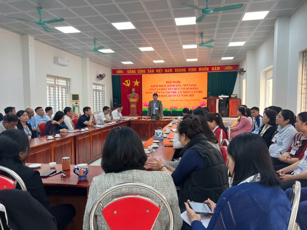 Chi bộ Trung tâm Chăm sóc người khuyết tật Hà Nội tổ chức Hội nghị kiểm điểm, đánh giá, xếp loại chất lượng tổ chức đảng, đảng viên và tập thể, cá nhân lãnh đạo quản lý năm 2025