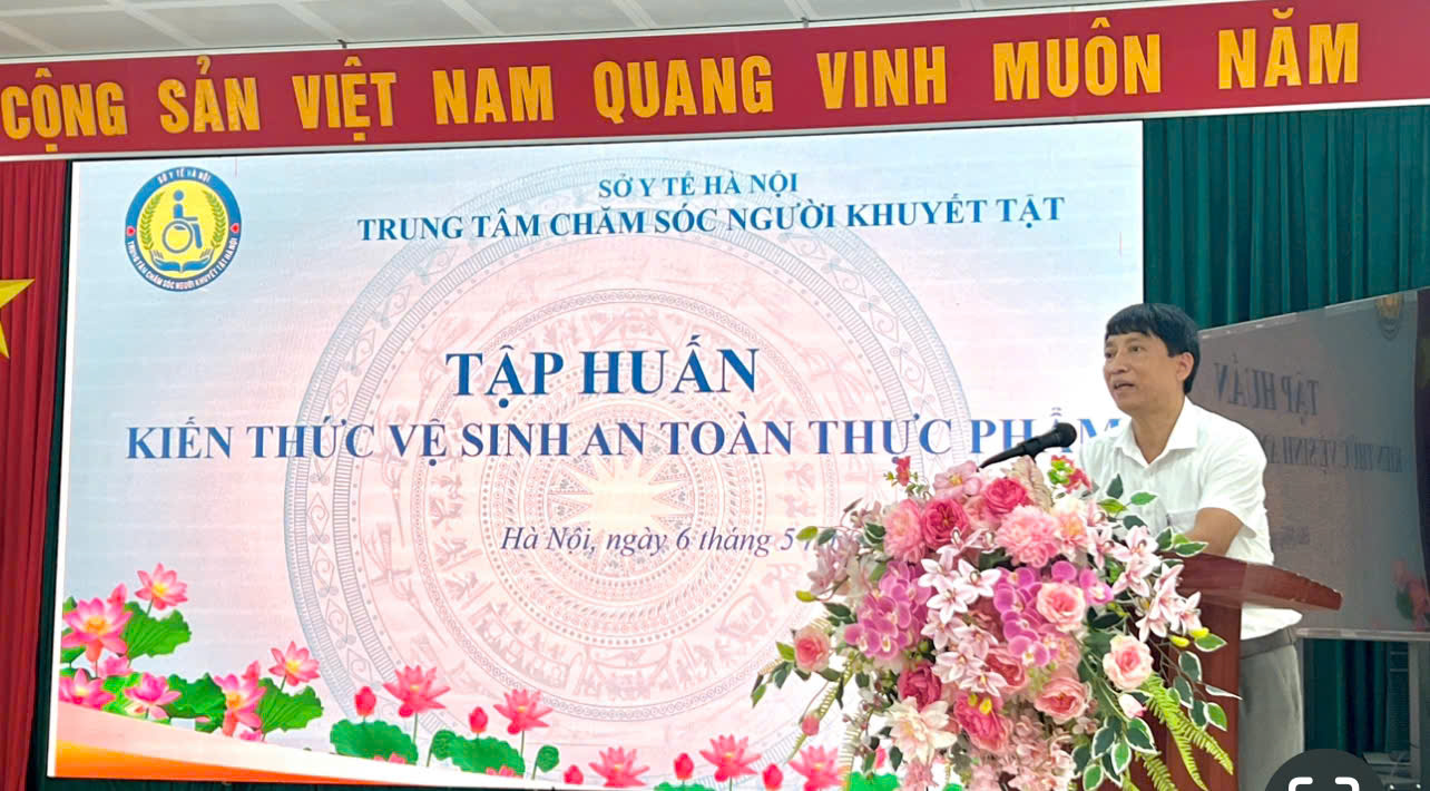 ĐẨY MẠNH TUYÊN TRUYỀN, TẬP HUẤN VỆ SINH AN TOÀN THỰC PHẨM VÌ SỨC KHOẺ NGƯỜI KHUYẾT TẬT