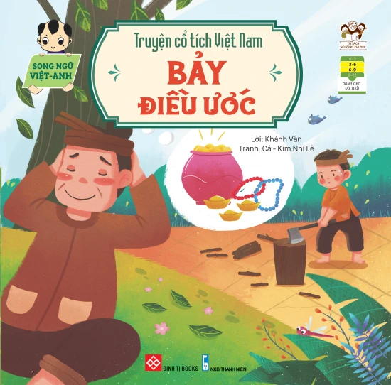 Truyện cổ tích Việt Nam (Song ngữ Việt-Anh) - Bảy điều ước
