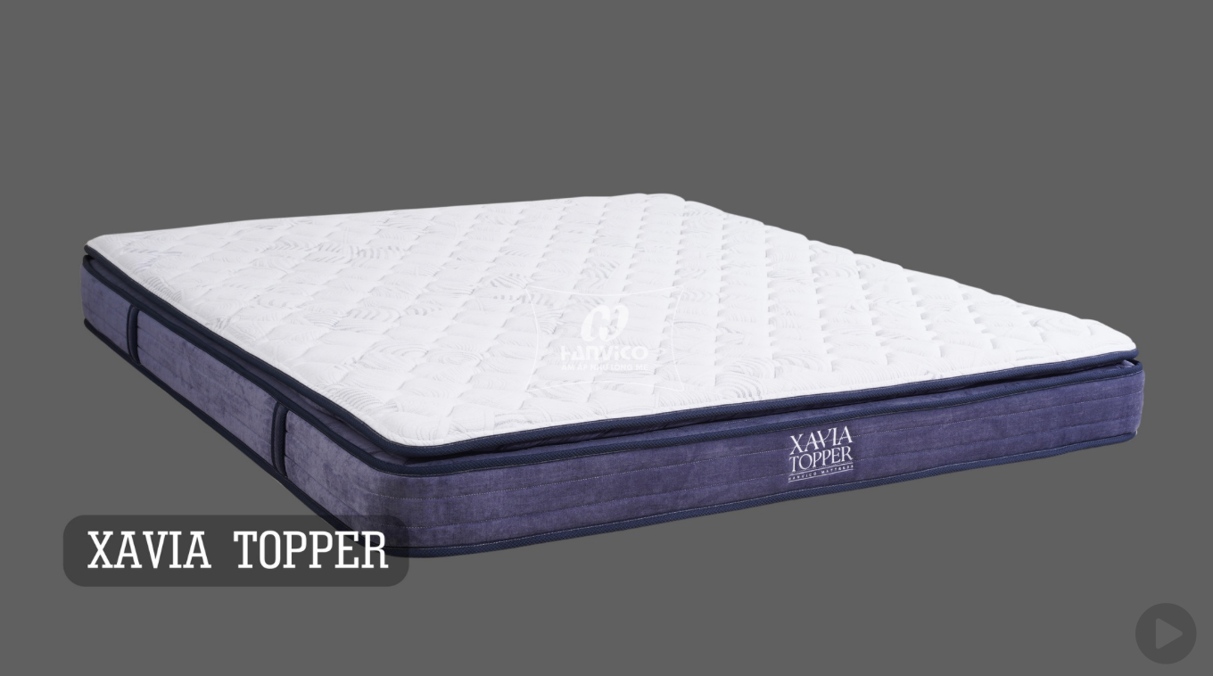 Đệm lò xo túi XAVIA Topper - 22cm