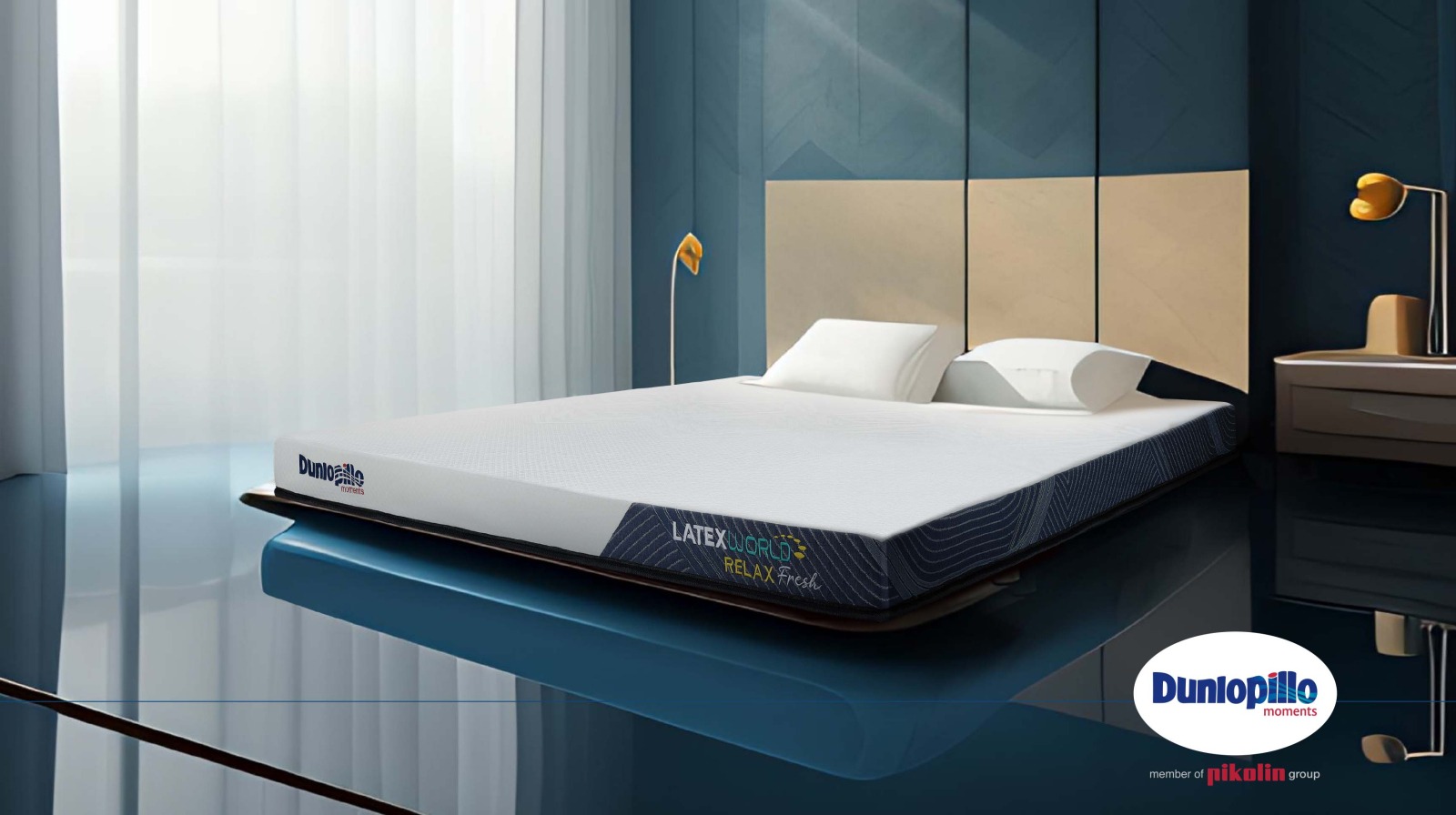 Đệm cao su Dunlopillo Latex World Relax Fresh dày 10cm