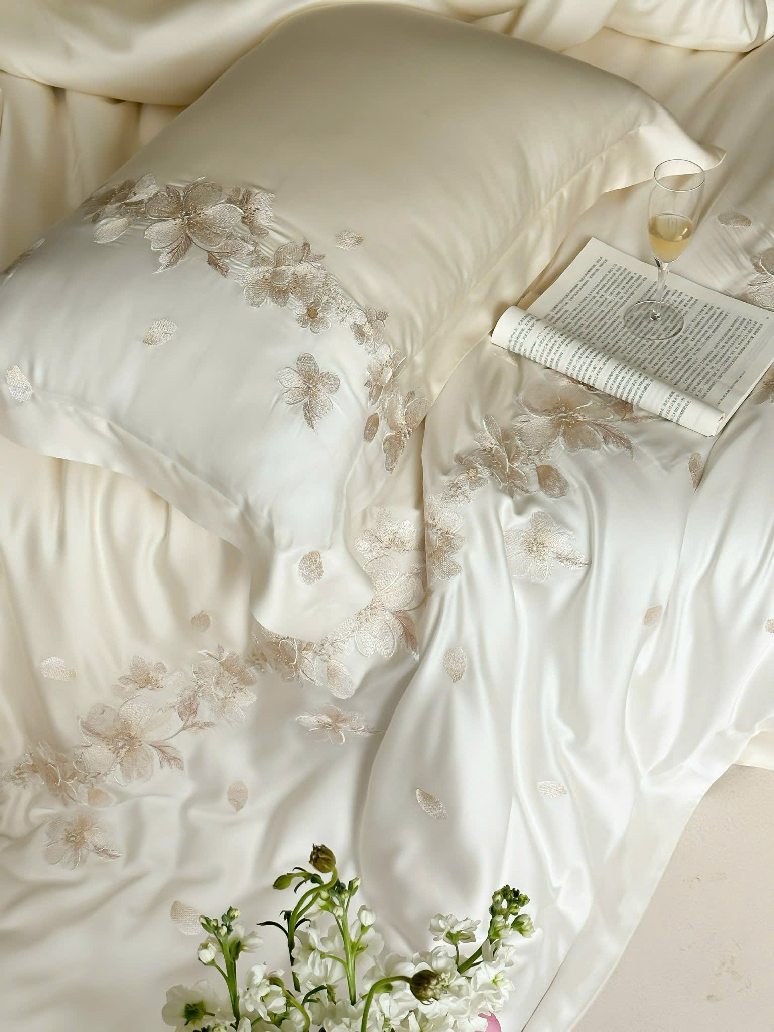 ✨ 𝐇𝐎𝐔𝐒𝐄 𝐁𝐄𝐀𝐔𝐓𝐈𝐅𝐔𝐋 | TENCEL EMBROIDERY SUMMER SET