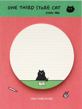 1/3 Store Cat Sticky Pad - in Coral