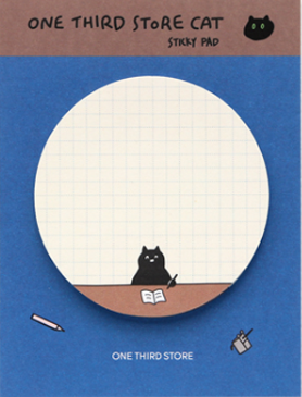 1/3 Store Cat Sticky Pad - in Blue