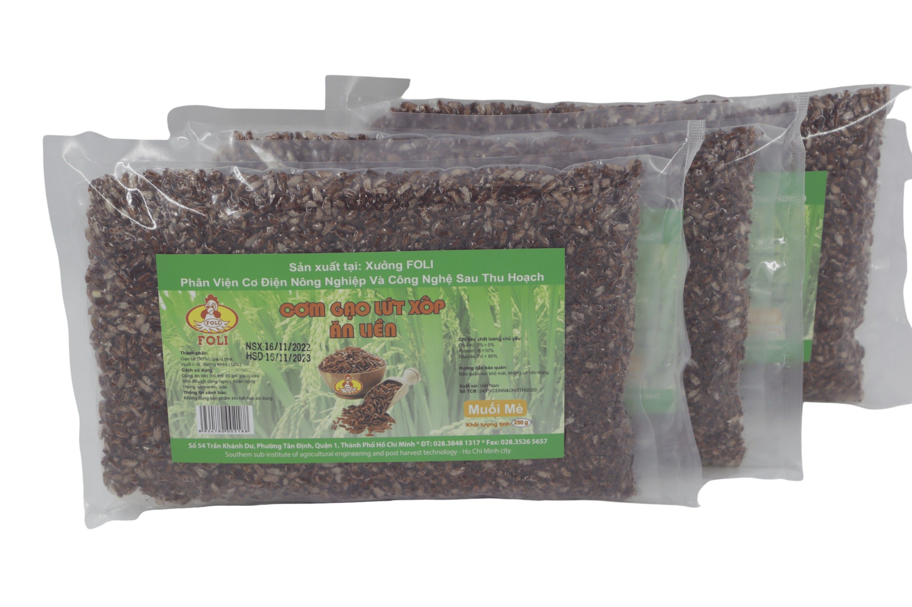 Cơm Gạo Lức Muối Mè