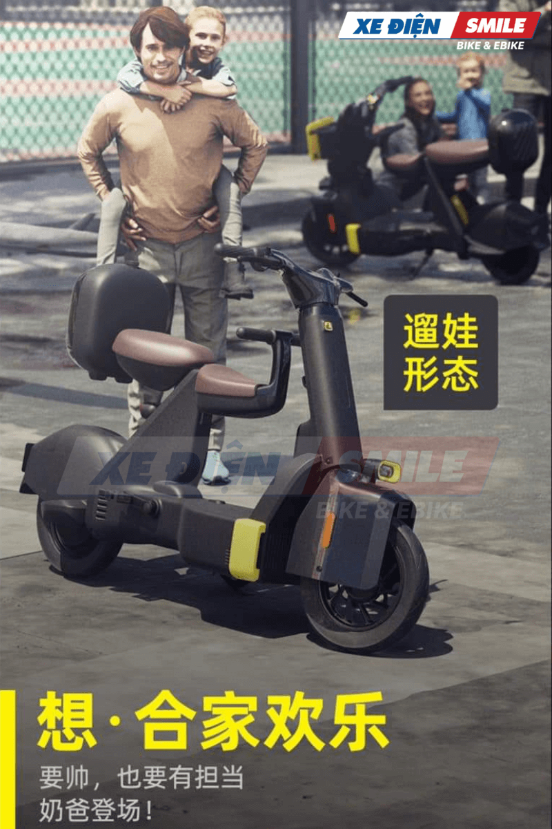 Xe Điện  Type 1 có thiết kế vô cùng độc đáo