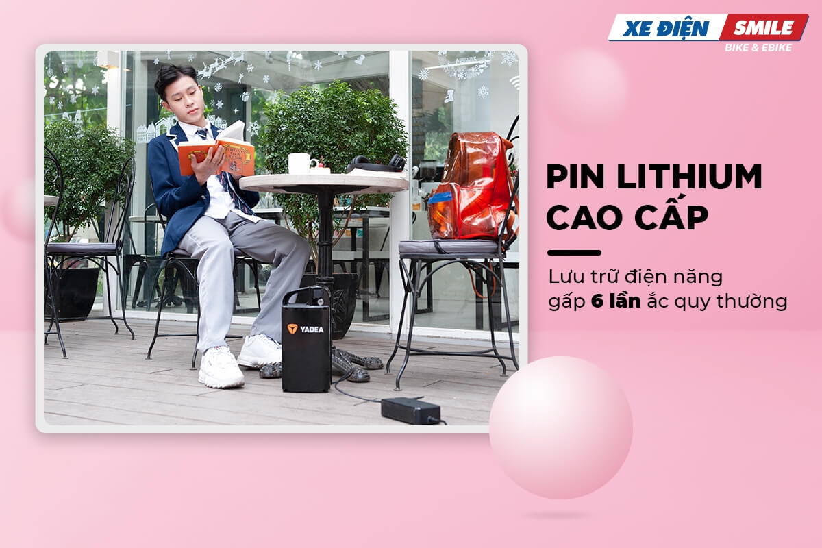 Pin Lithium lưu trữ điện năng gấp 6 lần ắc quy thường