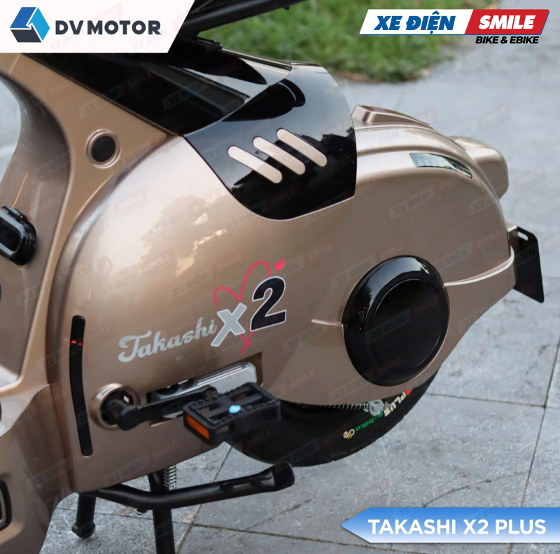 Takashi X2 Plus trang bị động cơ mạnh mẽ