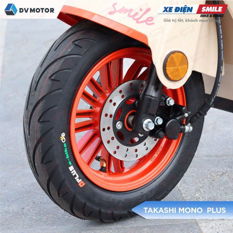 Takashi Mono Plus sử dụng phanh đĩa