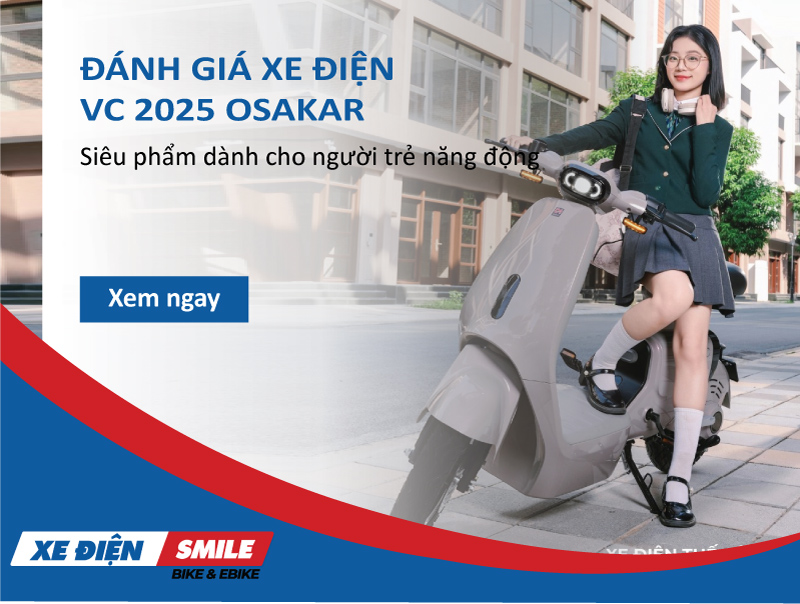 Xe điện VC 2025 Osakar: Siêu phẩm dành cho người trẻ năng động