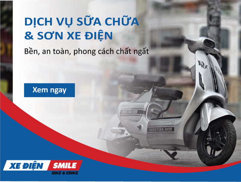 Dịch vụ sửa chữa & sơn xe điện - Bền, an toàn, phong cách chất ngất