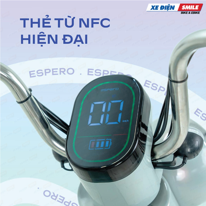 Xe tích hợp thẻ từ NFC chống trộm hiện đại 