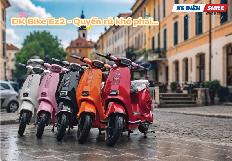  xe điện DKBike Ez1 sở hữu nhiều ưu điểm vượt trội