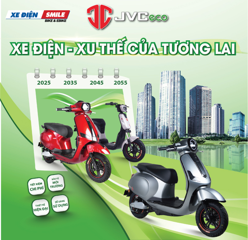 Đi xe điện giúp bảo vệ môi trường